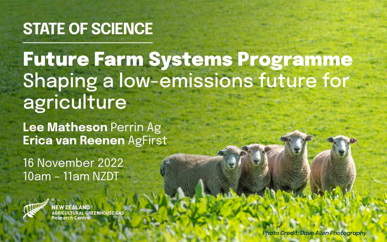 Webinar Future Farm Systems shaping a lowemissions future for